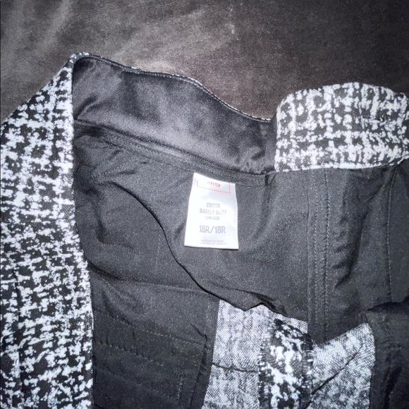 Express Sz 18 Plus Tweed Wide Leg Dress Pants NWT - Picture 6 of 6